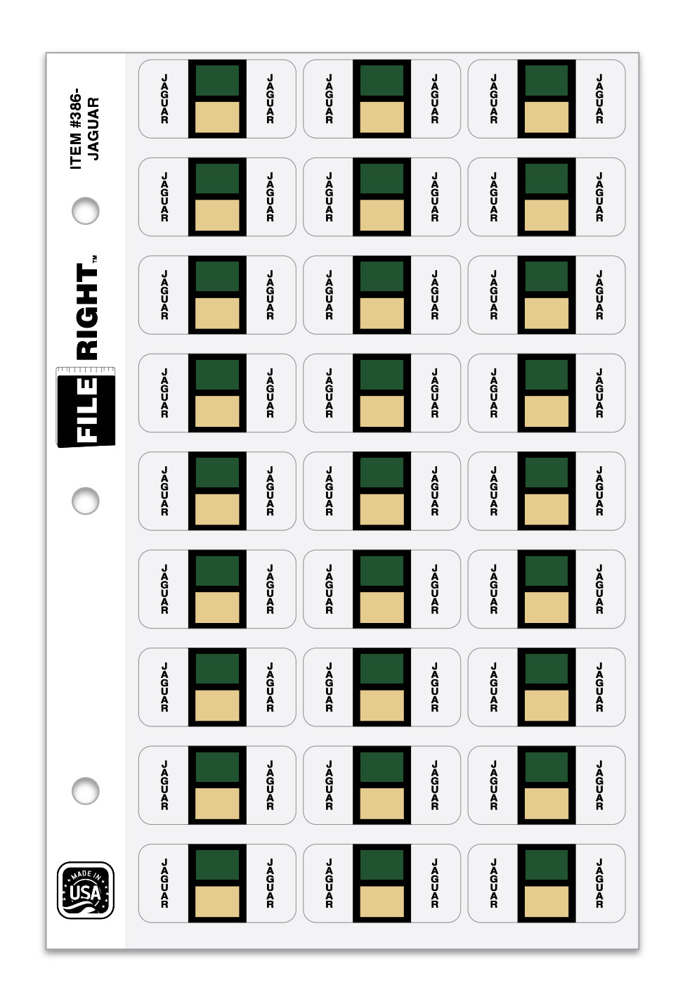 File Right Auto-Makes Labels