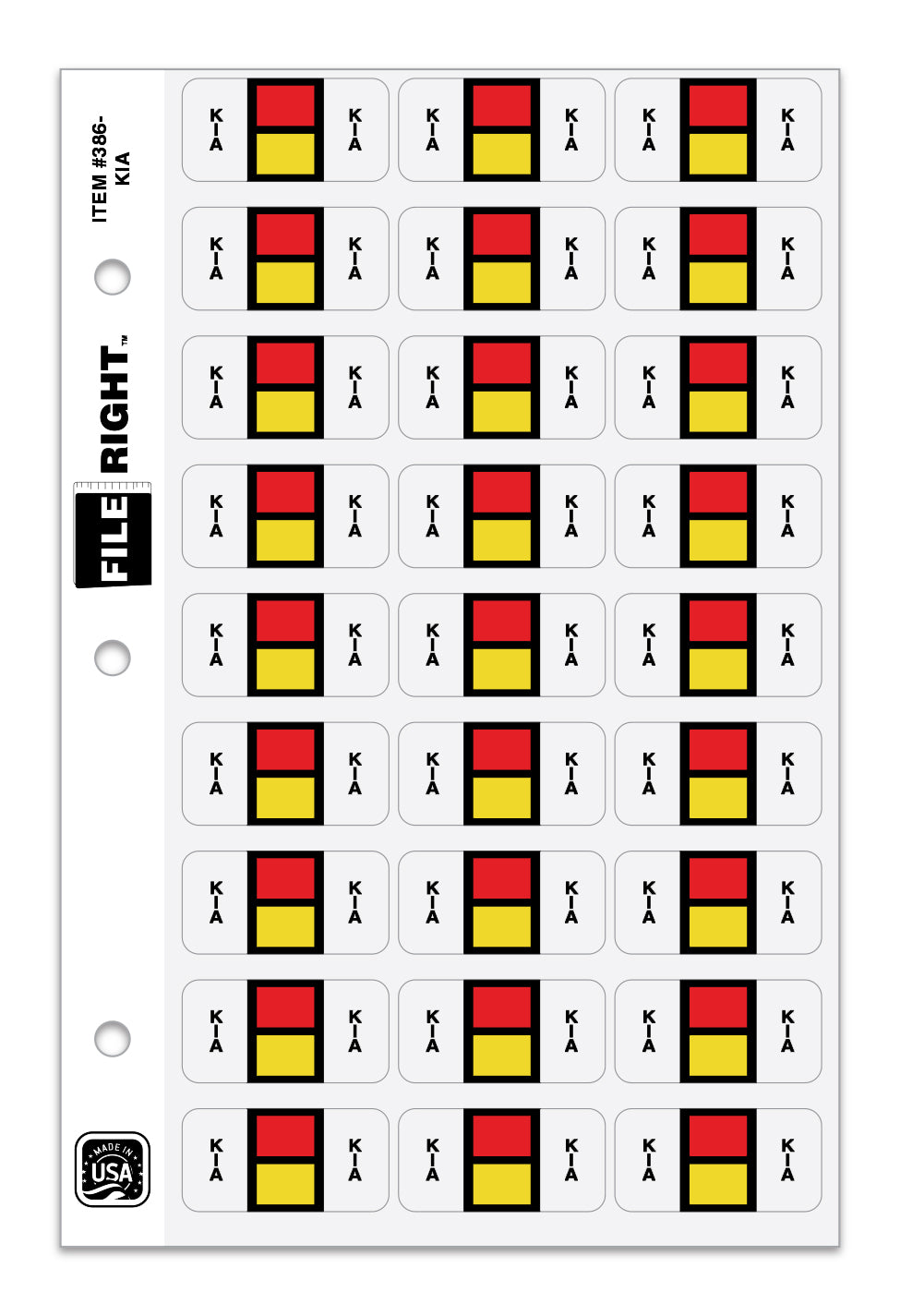 File Right Auto-Makes Labels