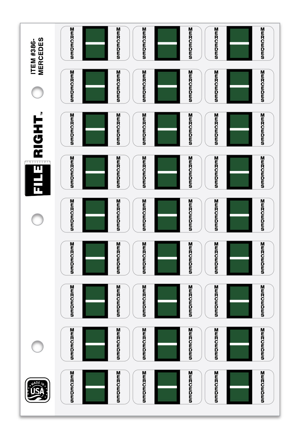 File Right Auto-Makes Labels