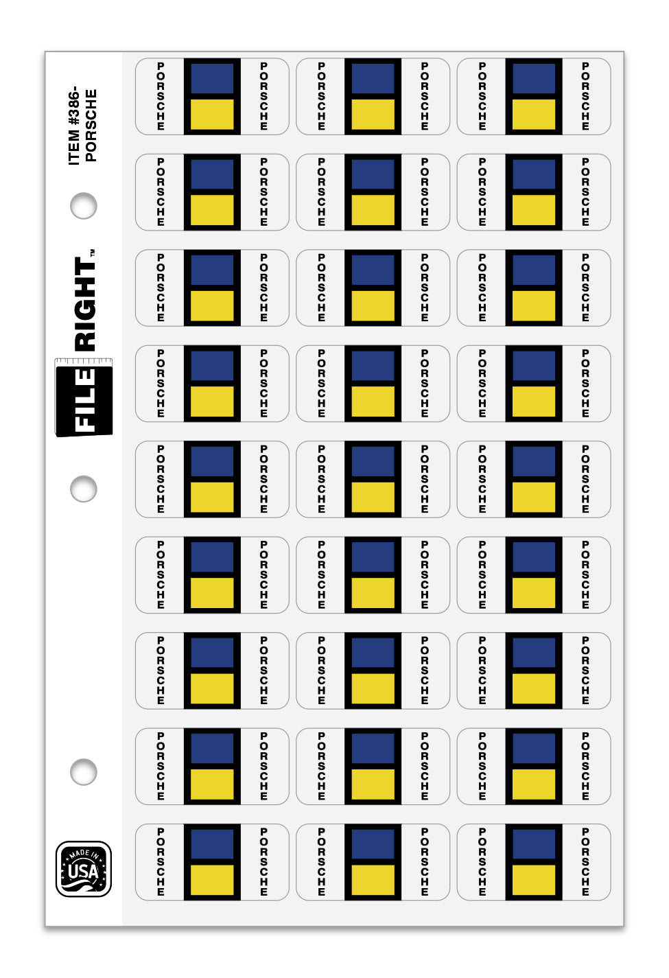 File Right Auto-Makes Labels