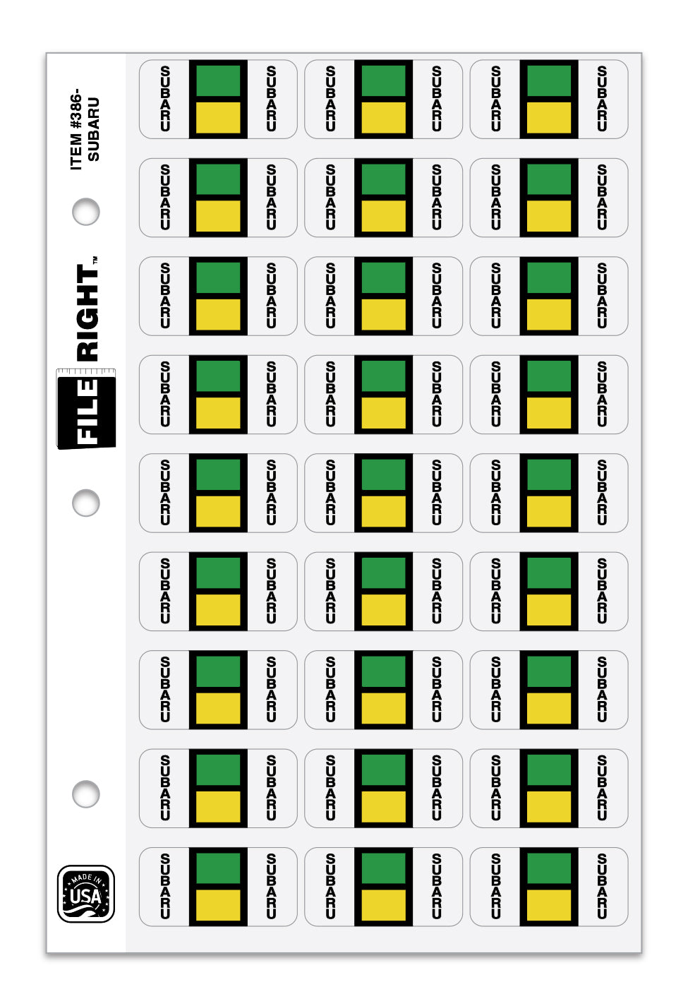 File Right Auto-Makes Labels