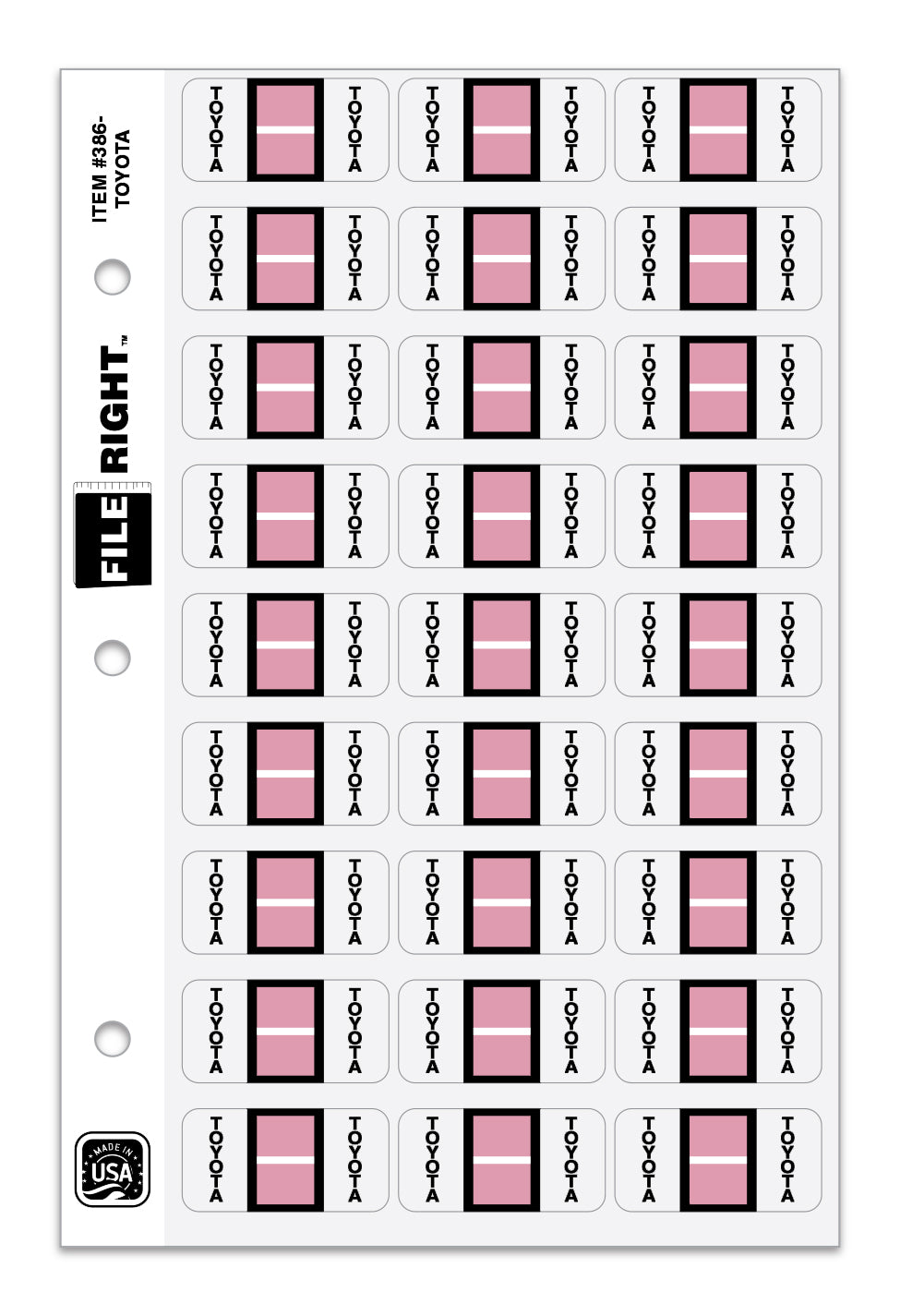 File Right Auto-Makes Labels