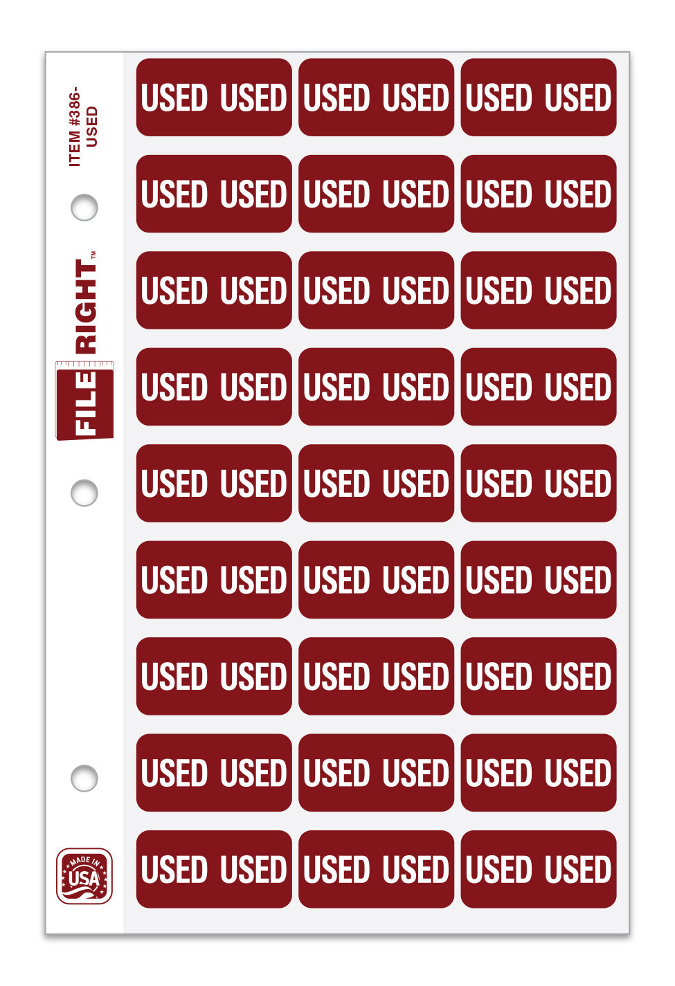 File Right Auto-Makes Labels