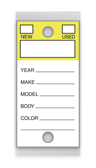 Versa Tag Key Tags - Color Top (250pcs)