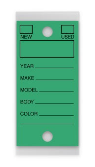 Self-Laminating Key Tags