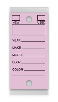 Self-Laminating Key Tags