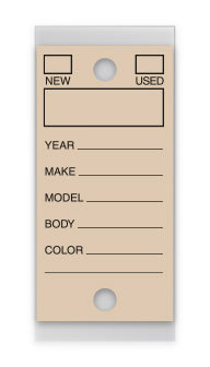 Self-Laminating Key Tags
