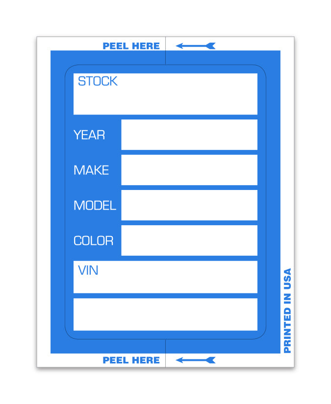 Kleer-Bak Stock Stickers