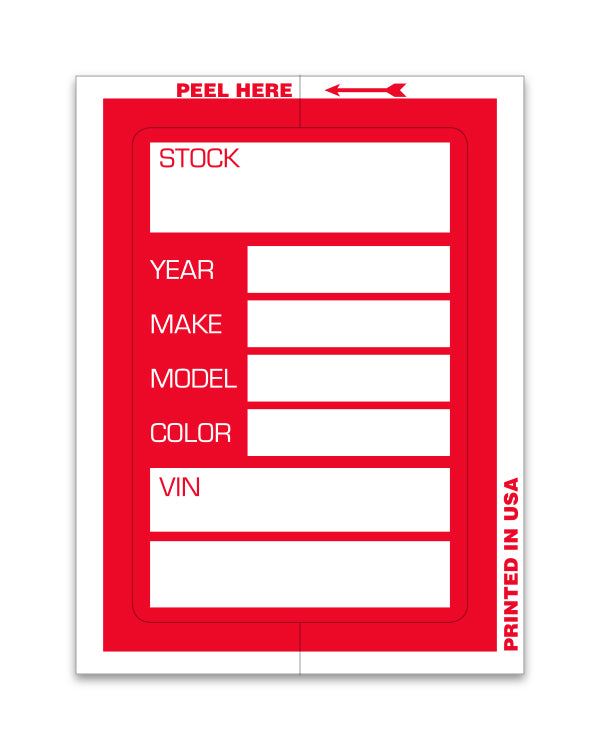 Kleer-Bak Stock Stickers