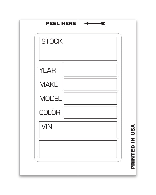 Kleer-Bak Stock Stickers