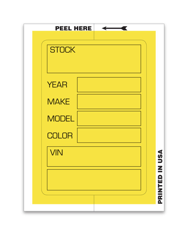 Kleer-Bak Stock Stickers