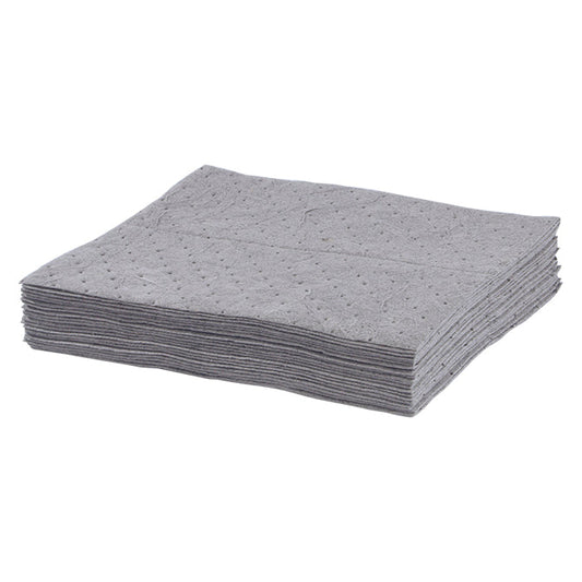 Univ Gray Meltblown Sonic Bonded Pads - 15" x 18"