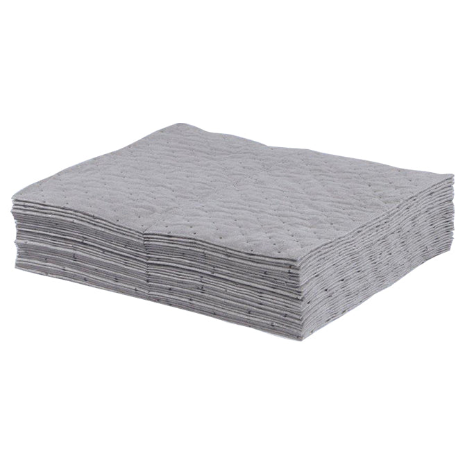 Univ Gray Meltblown Sonic Fine Fiber Pads - 15" x 18"