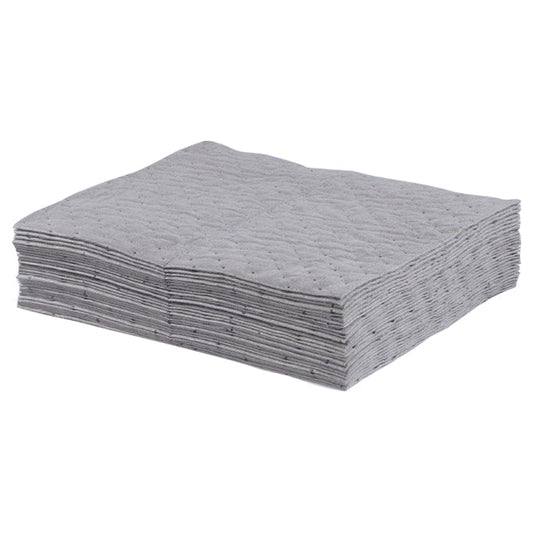 Univ Gray Meltblown Sonic Fine Fiber Pads - 15" x 18"