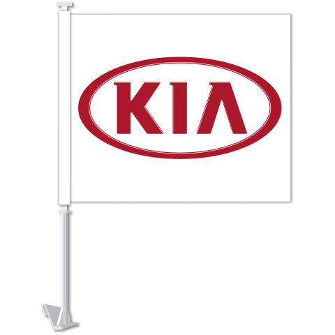 Manufacturer Clip-On Flag - KIA Motors