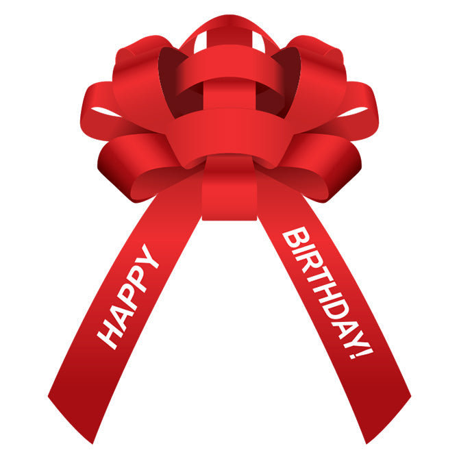 Magnetic Shiny Car Bow - 30"