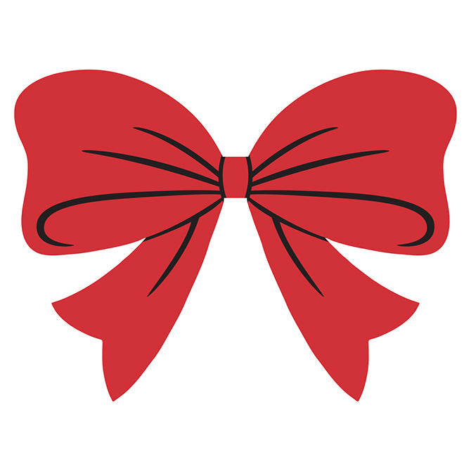 Window Sticker - HOLIDAY BOW