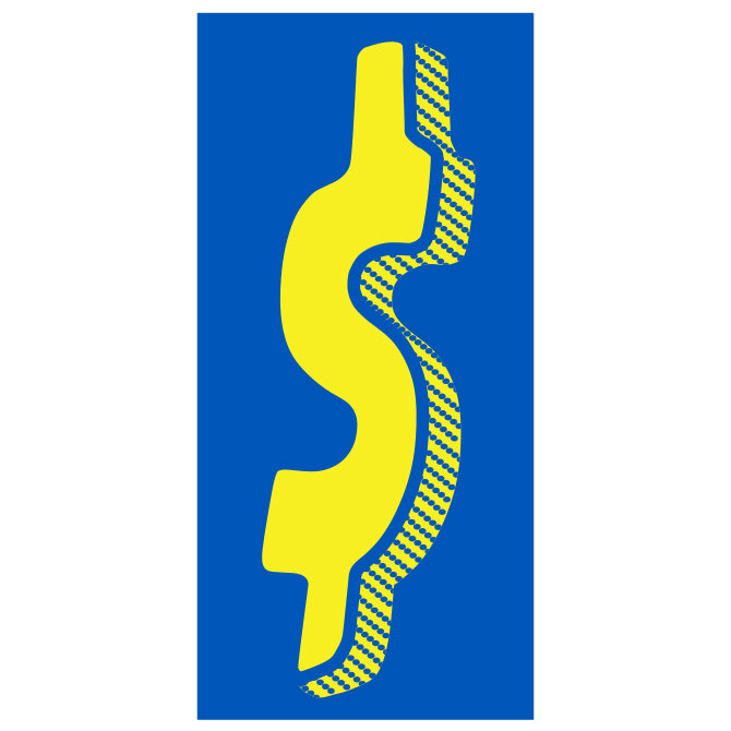 7-1/2" Yellow & Blue