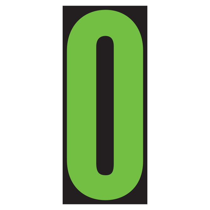 5-1/2" Fluorescent Green & Black