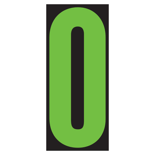 5-1/2" Fluorescent Green & Black