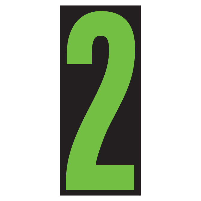 5-1/2" Fluorescent Green & Black