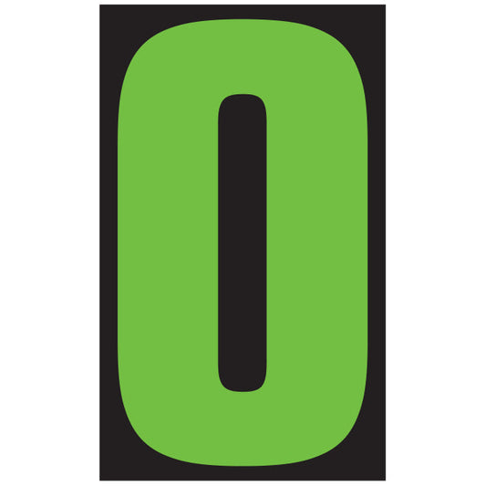 9-1/2" Fluorescent Green & Black