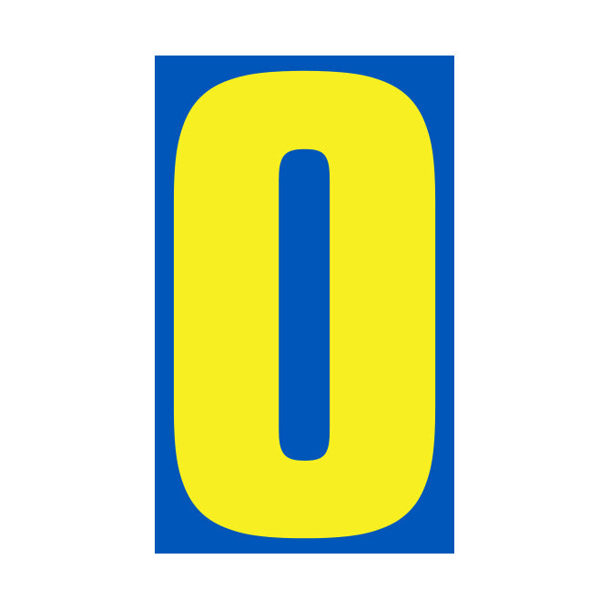 9-1/2" Yellow & Blue
