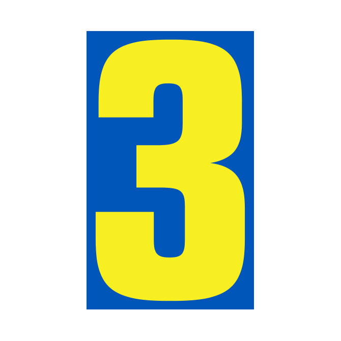 9-1/2" Yellow & Blue