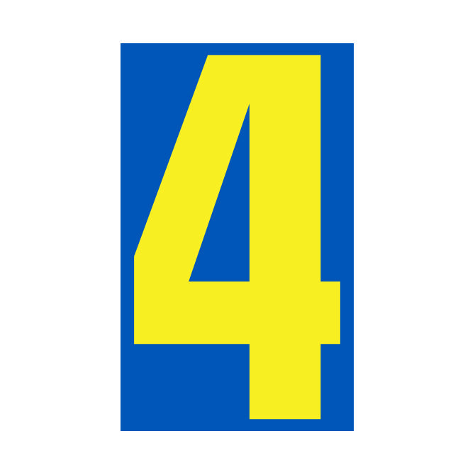 9-1/2" Yellow & Blue