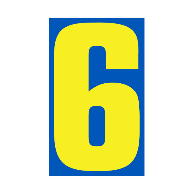 9-1/2" Yellow & Blue