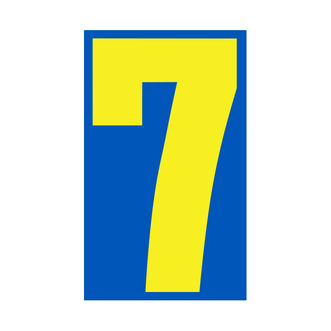9-1/2" Yellow & Blue
