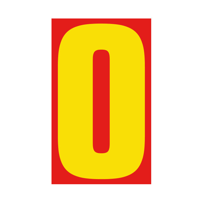 9-1/2" Yellow & Red
