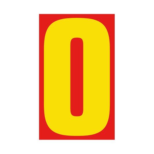 9-1/2" Yellow & Red