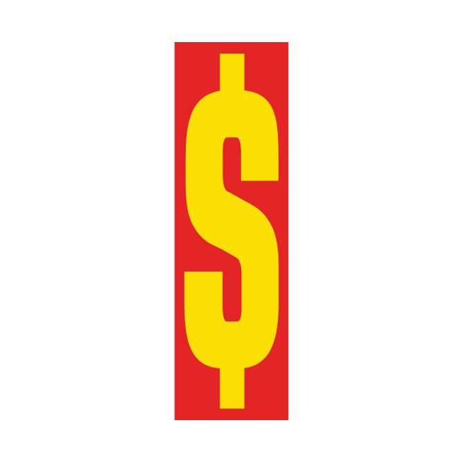 9-1/2" Yellow & Red