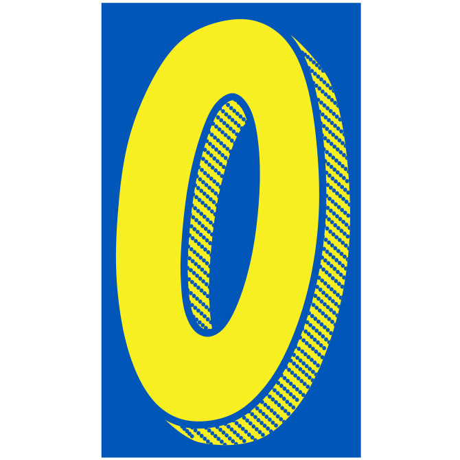 11-1/2" Yellow & Blue