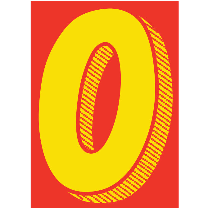 7-1/2" Yellow & Red