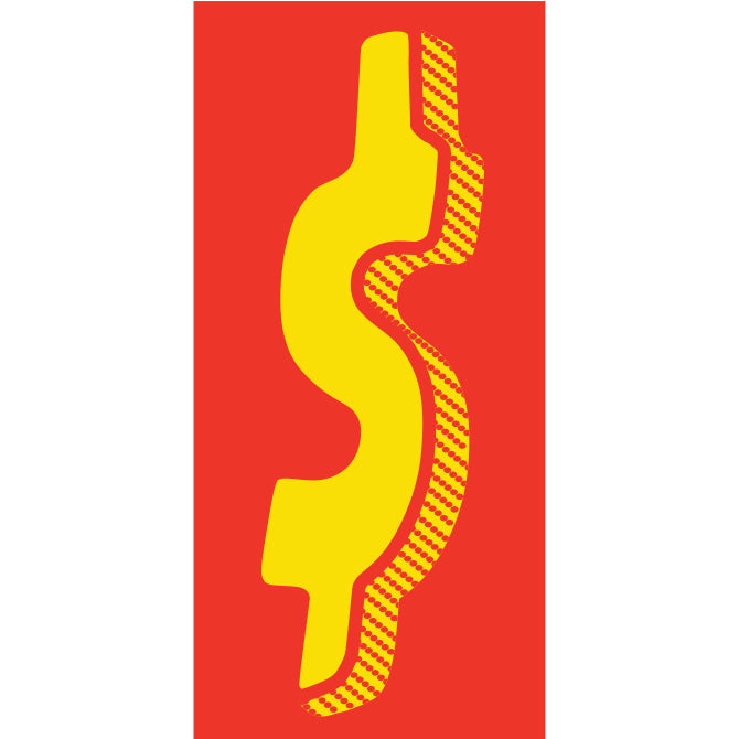 7-1/2" Yellow & Red