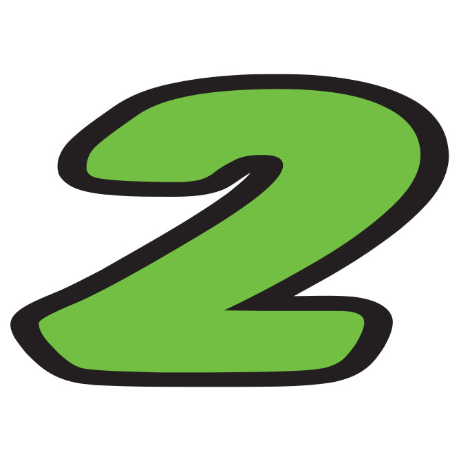6-1/4" Fluorescent Green Die Cut