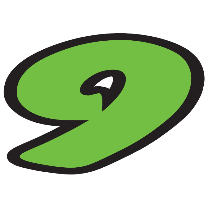 6-1/4" Fluorescent Green Die Cut