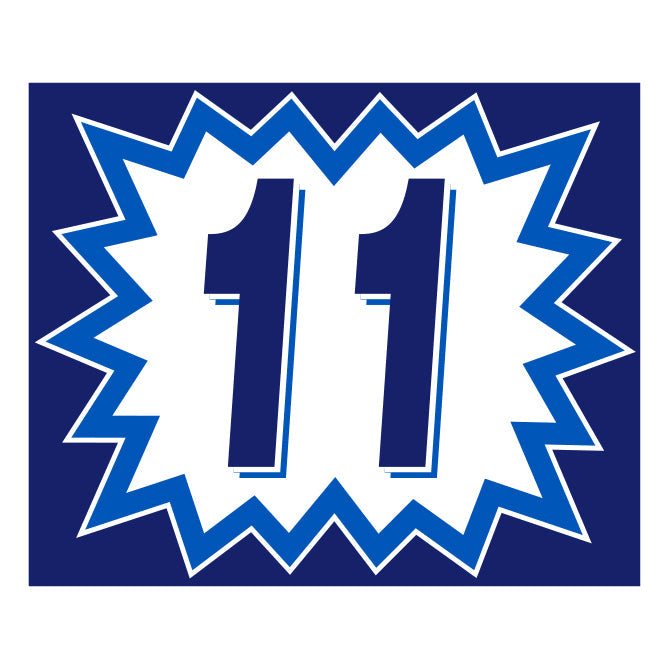 Blast Year Window Sticker