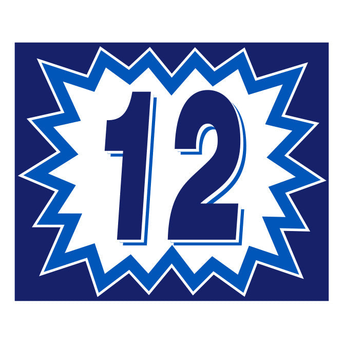 Blast Year Window Sticker