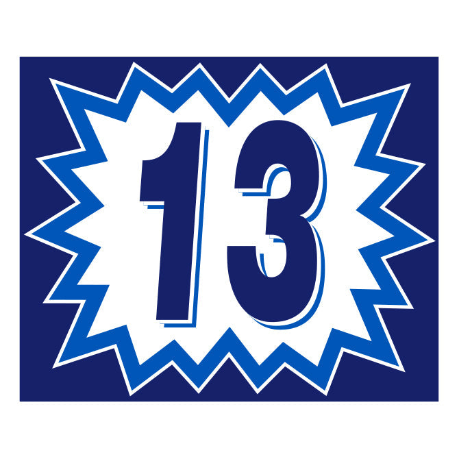 Blast Year Window Sticker