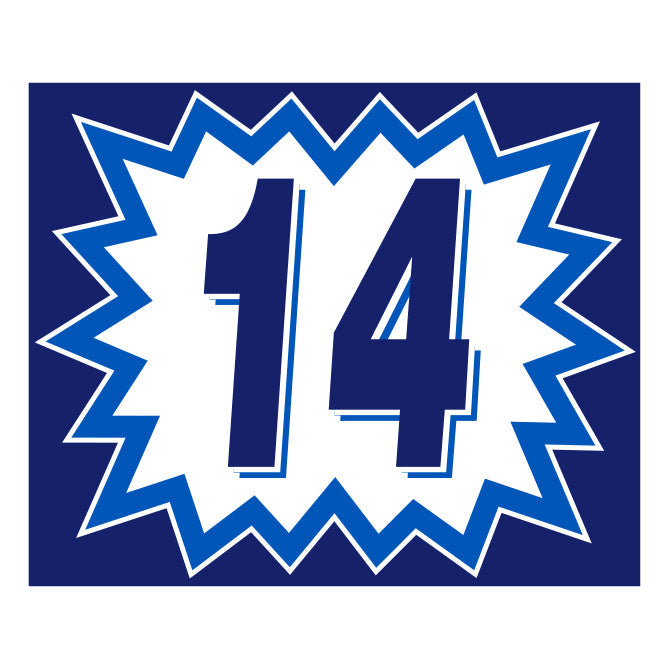 Blast Year Window Sticker