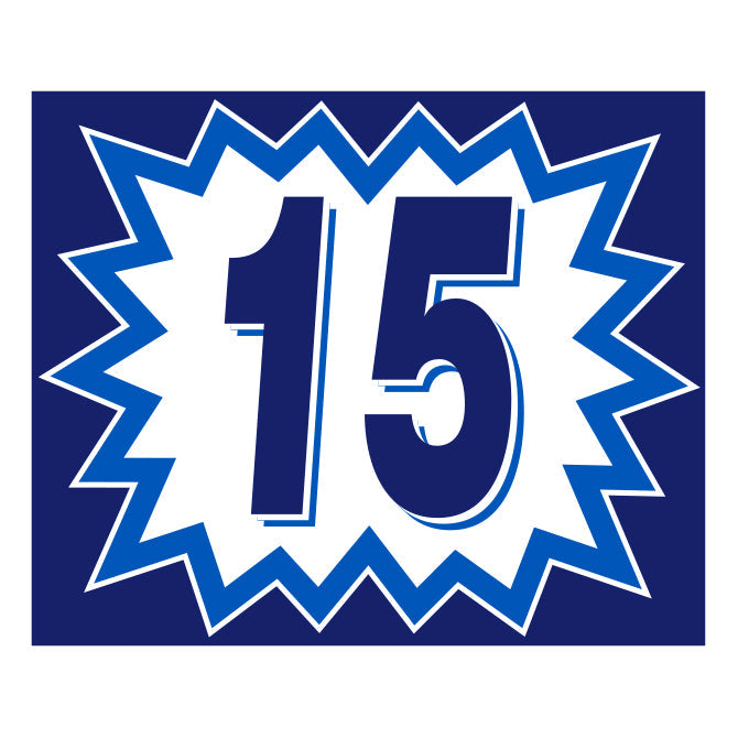 Blast Year Window Sticker