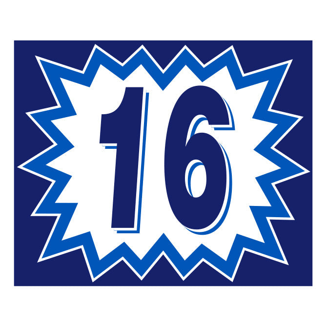 Blast Year Window Sticker