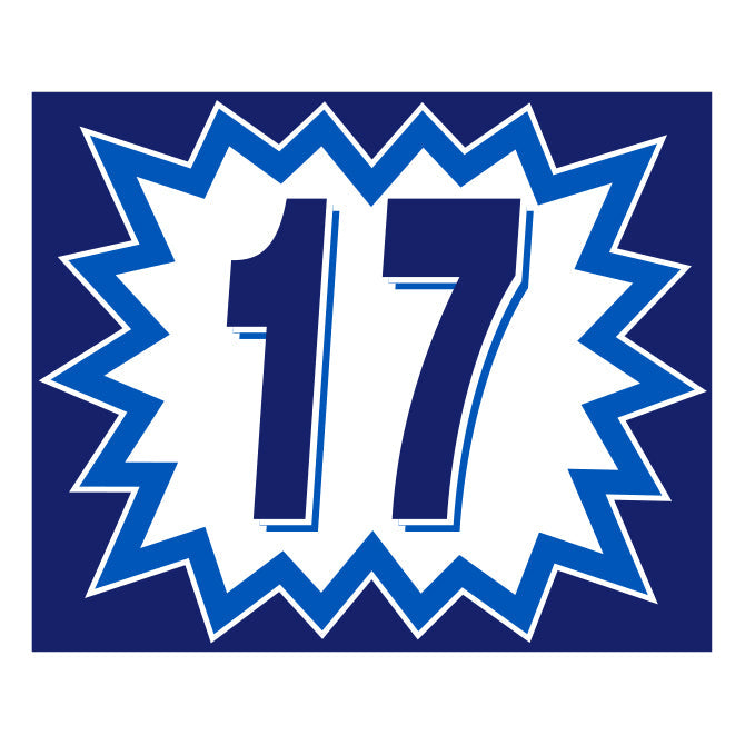 Blast Year Window Sticker
