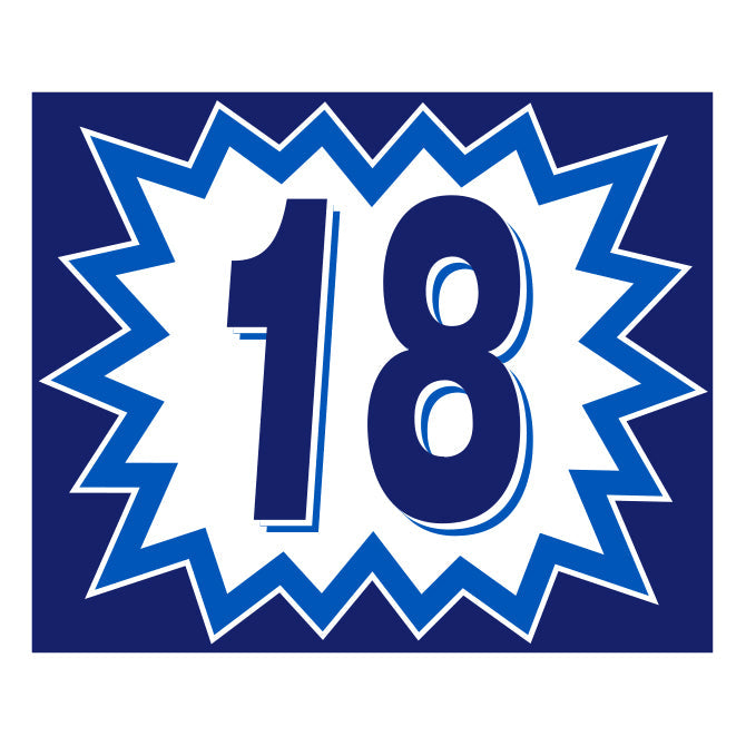 Blast Year Window Sticker