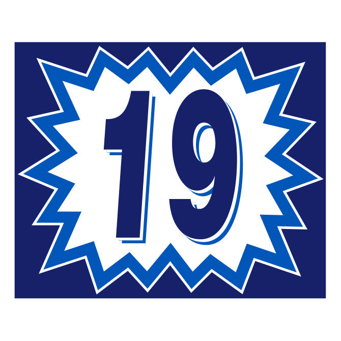 Blast Year Window Sticker