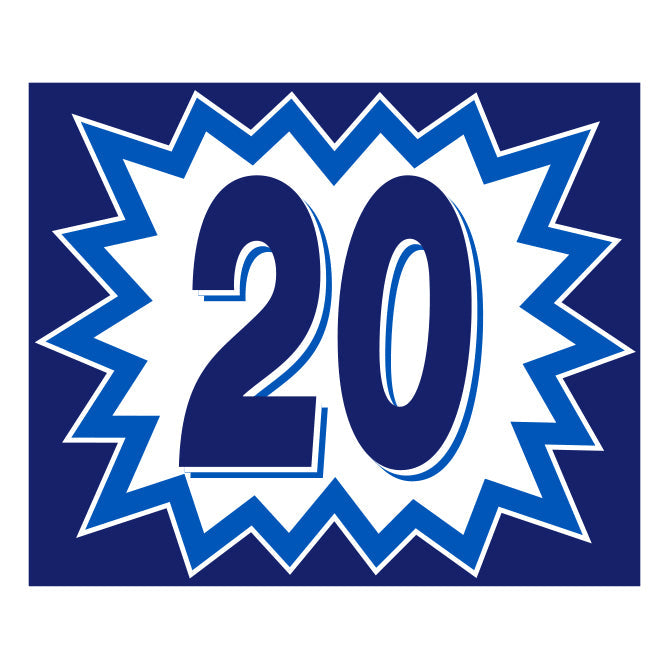 Blast Year Window Sticker