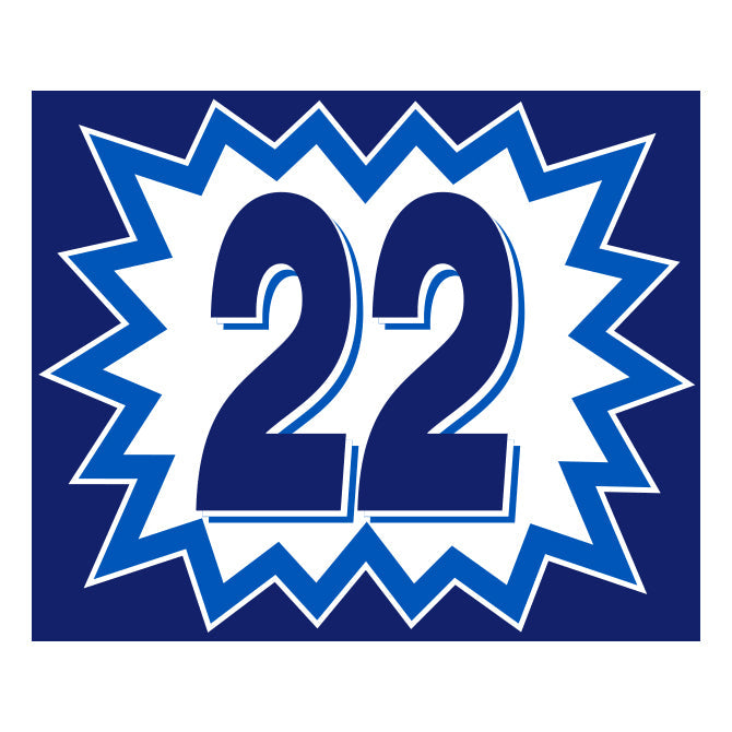 Blast Year Window Sticker